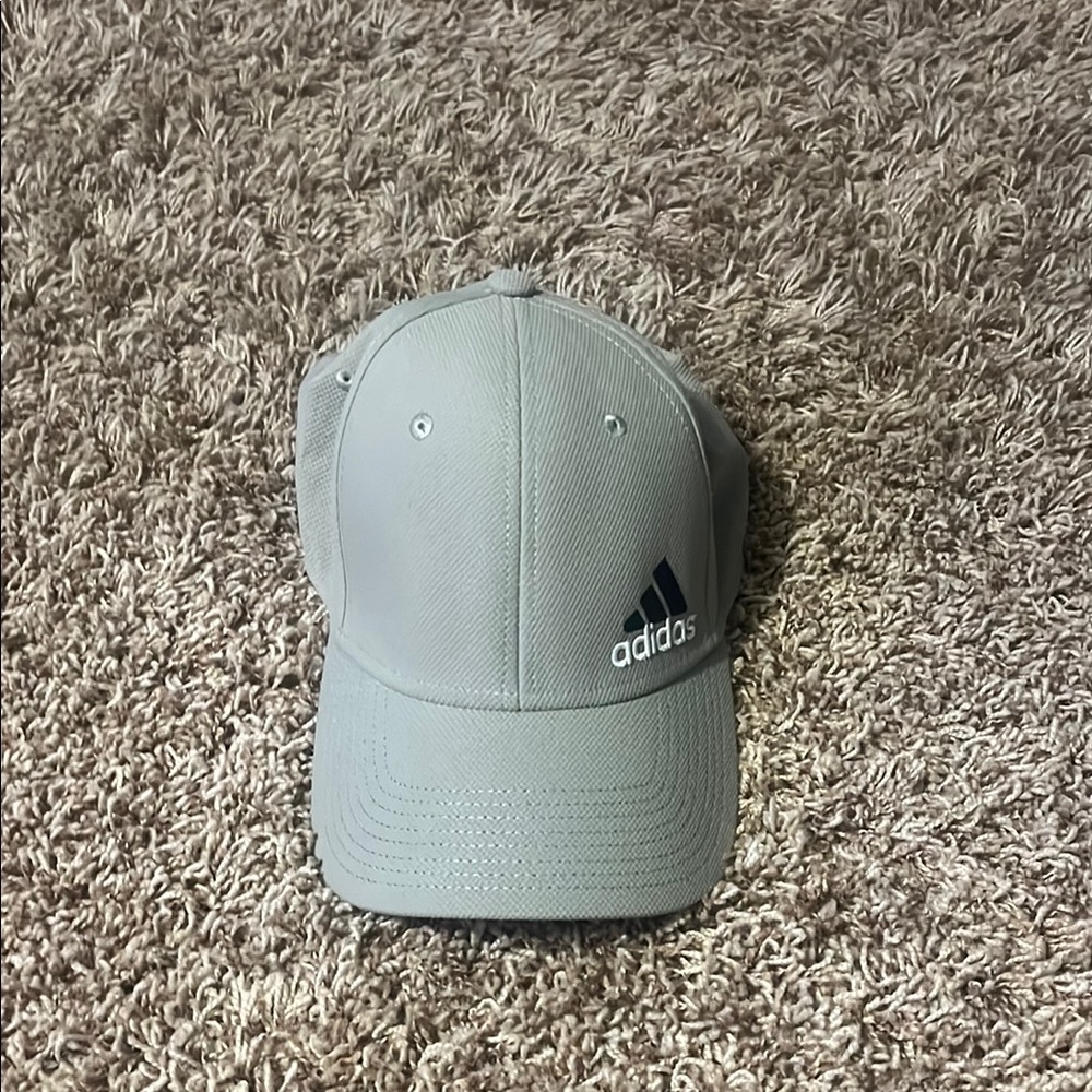 Adidas Light Gray Cap with Logo
